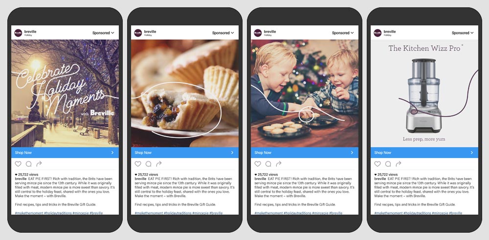 BREVILLE SOCIAL CAMPAIGN & GIFT GUIDE BREVILLE SOCIAL CAMPAIGN & GIFT GUIDE case study